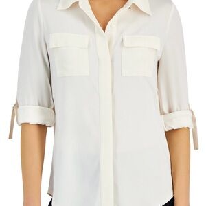 INC - NWT - Cream white Blouse
